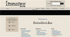 Desktop Screenshot of peoplestrustbk.com